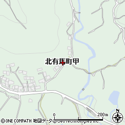 長崎県南島原市北有馬町甲周辺の地図