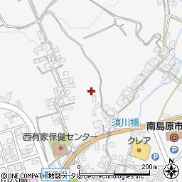 長崎県南島原市西有家町里坊1971周辺の地図