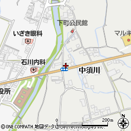 長崎県南島原市有家町中須川387周辺の地図