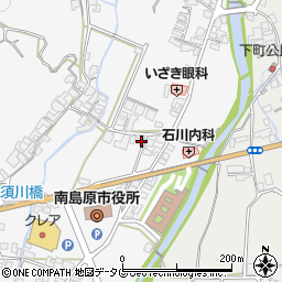 長崎県南島原市西有家町里坊106周辺の地図