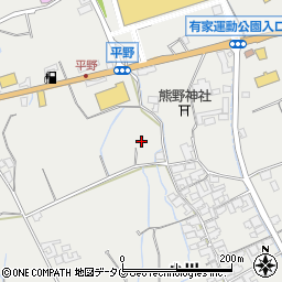 長崎県南島原市有家町小川周辺の地図
