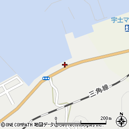 熊本県宇土市赤瀬町49周辺の地図