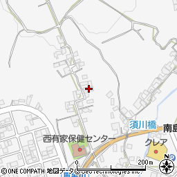 長崎県南島原市西有家町里坊1743周辺の地図
