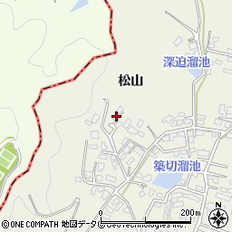 熊本県宇城市松橋町松山3559周辺の地図