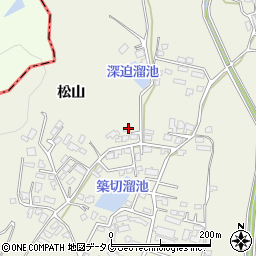 熊本県宇城市松橋町松山3540-9周辺の地図