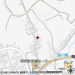 長崎県南島原市西有家町里坊1740周辺の地図