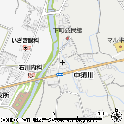 長崎県南島原市有家町中須川391周辺の地図