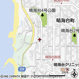 長崎県長崎市晴海台町93-8周辺の地図