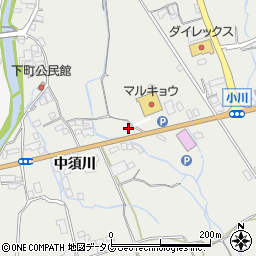 長崎県南島原市有家町中須川298周辺の地図