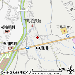 長崎県南島原市有家町中須川372周辺の地図