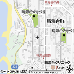 長崎県長崎市晴海台町76-23周辺の地図