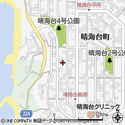 長崎県長崎市晴海台町76周辺の地図