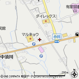 長崎県南島原市有家町中須川224周辺の地図