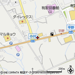 長崎県南島原市有家町山川109-3周辺の地図