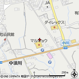 長崎県南島原市有家町中須川266周辺の地図