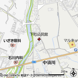長崎県南島原市有家町中須川395周辺の地図