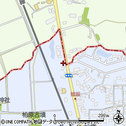 熊本県宇城市不知火町柏原528周辺の地図