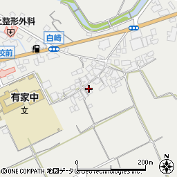 長崎県南島原市有家町蒲河80周辺の地図