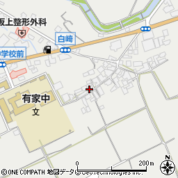 長崎県南島原市有家町蒲河14周辺の地図