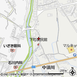 長崎県南島原市有家町中須川389周辺の地図