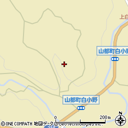 熊本県上益城郡山都町白小野1031周辺の地図