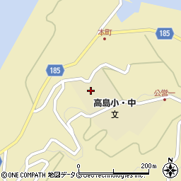 長崎県長崎市高島町緑ケ丘周辺の地図