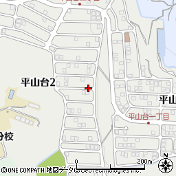 長崎県長崎市平山台周辺の地図