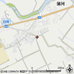 長崎県南島原市有家町蒲河389周辺の地図