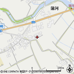 長崎県南島原市有家町蒲河393周辺の地図