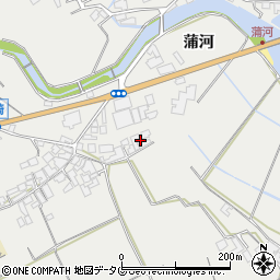 長崎県南島原市有家町蒲河396周辺の地図