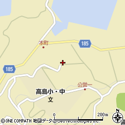 長崎県長崎市高島町本町1127周辺の地図