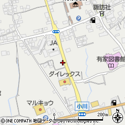 長崎県南島原市有家町中須川189周辺の地図