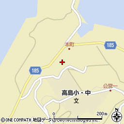 長崎県長崎市高島町本町1038周辺の地図