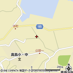 長崎県長崎市高島町本町周辺の地図