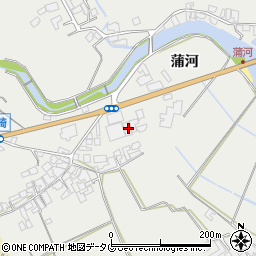 長崎県南島原市有家町蒲河363周辺の地図
