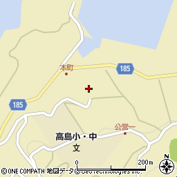長崎県長崎市高島町本町1125周辺の地図
