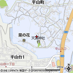 長崎県長崎市平山町440-2周辺の地図