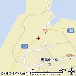 長崎県長崎市高島町本町99-4周辺の地図