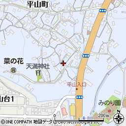 長崎県長崎市平山町739周辺の地図