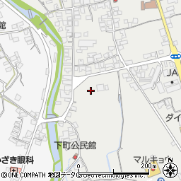 長崎県南島原市有家町中須川80周辺の地図
