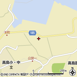 長崎県長崎市高島町1262周辺の地図