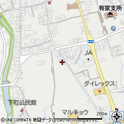 長崎県南島原市有家町中須川244周辺の地図
