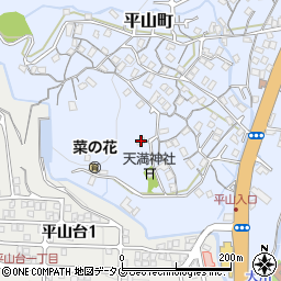 長崎県長崎市平山町435周辺の地図