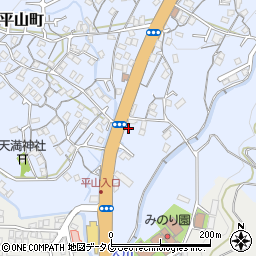 長崎県長崎市平山町754周辺の地図