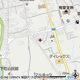長崎県南島原市有家町中須川174周辺の地図