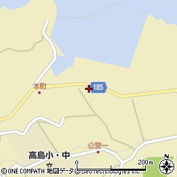 長崎県長崎市高島町本町1170周辺の地図