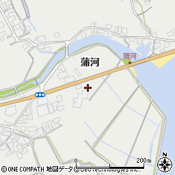 長崎県南島原市有家町蒲河342周辺の地図