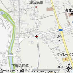 長崎県南島原市有家町中須川118周辺の地図