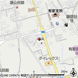 長崎県南島原市有家町中須川181周辺の地図