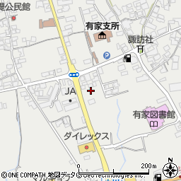 長崎県南島原市有家町中須川184周辺の地図